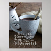 Poster Beside chocolate (Devant)