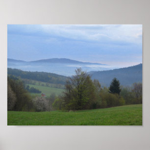 Poster Beskid Niski Low Beskid Wysowa