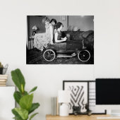 Poster Besoin d'un ascenseur ? (Bureau à domicile)