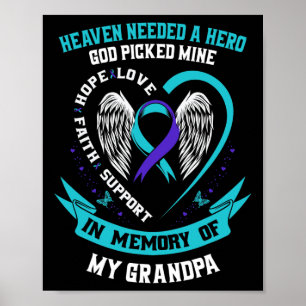 Poster Besoin D'Un Héros Que Dieu A Pris Mon Grand-Père S
