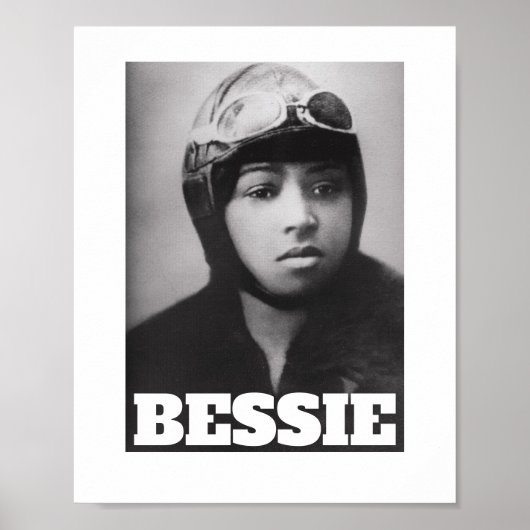Poster Bessie Coleman - Pionnier de l'aviation (Devant)