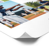 Poster Best Baseball Coach Ever Team Sports Photo Collage (Coin)