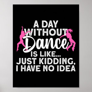 Poster Best Dance Design Pour Femmes Filles Danseuses D