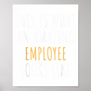 Poster Best Employee Appreciation Thank You End Of Year C