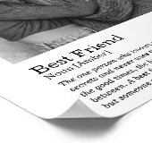 Poster Best Friend dictionary Definition wedding gift (Coin)
