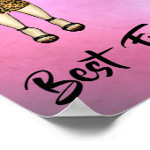 Poster Best Friends Forever Blonde Brunette Haute Mode (Coin)