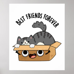 Poster Best Friends Forever Funny BFF Pun 