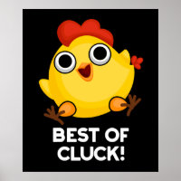 Best Of Cluck Funny Chicken Pun Dark BG