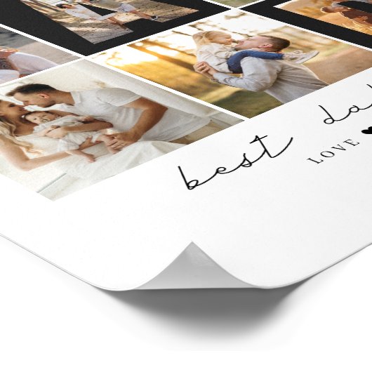 Poster Best Papa Ever Script Papa Grille photo 9 Photos C (Coin)