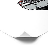 Poster Best Truckin Dad Ever Vintage Truck Shirt Design_1 (Coin)