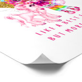 Poster Bestami cadeau pour les filles, licorne magique ro (Coin)