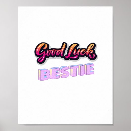 Poster Bestie de bonne chance (Devant)