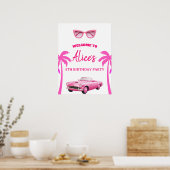 Poster Besties Malibu Pink Doll Plage Anniversaire (Cuisine)