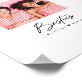 Poster Besties Script Photo Best Friends Heart Custom (Coin)