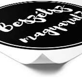 Poster Beszélsz Magyarul, Parlez-vous hongrois, épingle (Coin)