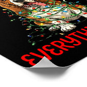 Poster Bet Hound Dog Christmas I'm Fine Everything Is Fin (Coin)