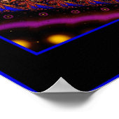 poster Beta Lyrae - frontière bleue (Coin)