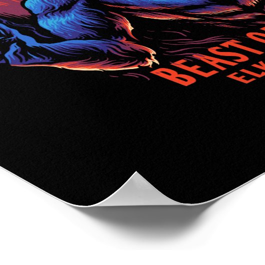 Poster Bête de Bray Road Cryptid Créature (Coin)