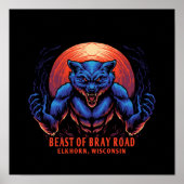 Poster Bête de Bray Road Cryptid Créature (Devant)