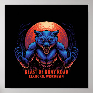 Poster Bête de Bray Road Cryptid Créature
