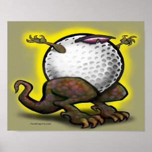 Poster Bête de golf