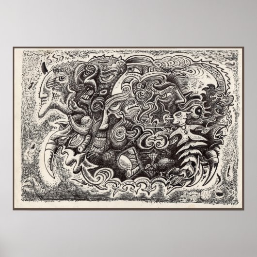 Poster Bête hybride (Devant)