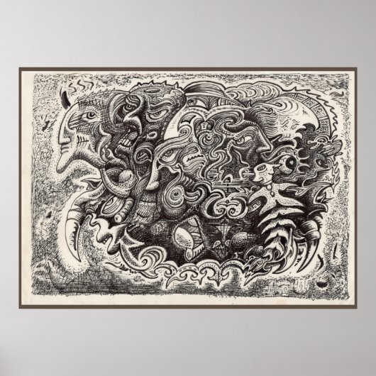 Poster Bête hybride (Devant)