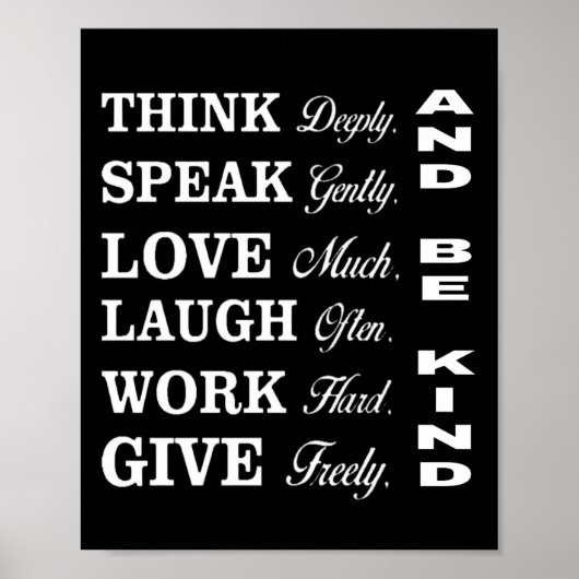 Poster beter menselijk gedrag (Voorkant)