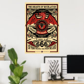 Poster Bêtes de l'Apocalypse (Bureau à domicile)