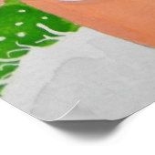 Poster Bêtes mignonnes peindre Chat de vache mouton greno (Coin)