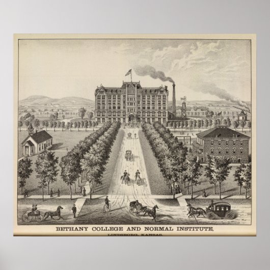 Poster Bethany College, Lindsborg, Kansas (Devant)