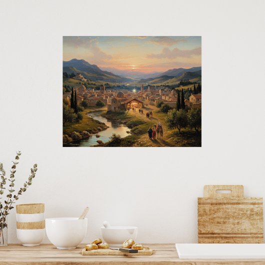 Poster Bethlehem, Nativity Scene, (Cuisine)