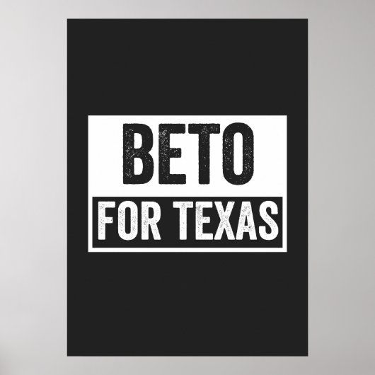 Poster beto for Texas (Devant)