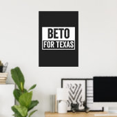 Poster beto for Texas (Bureau à domicile)