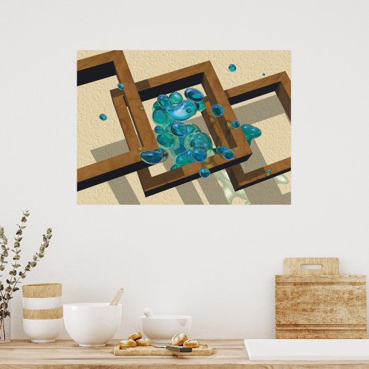 Poster Béton (Cuisine)