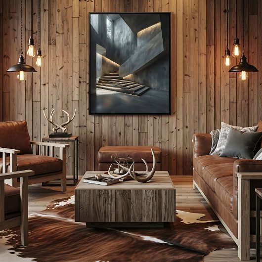 Poster Béton & Lumière