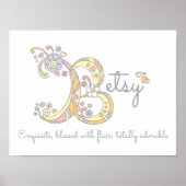 Poster Betsy (Devant)