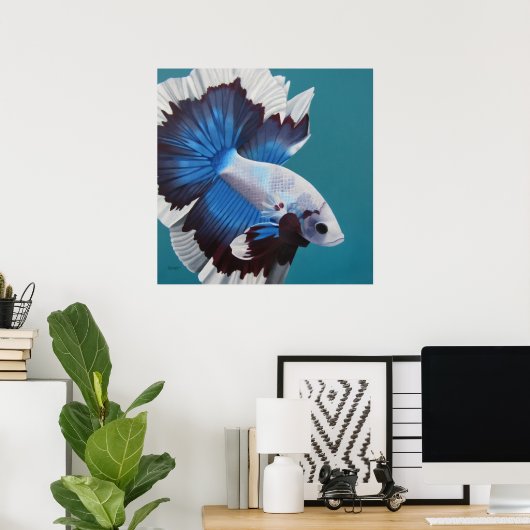 Poster Betta Fish (Bureau à domicile)
