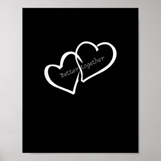 Poster Better Together Long Distance Relationship Modern  (Devant)