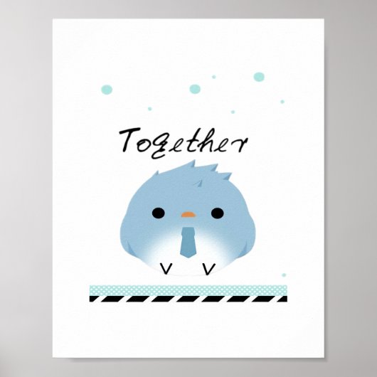 Poster Better Together Minimal Design  (Devant)