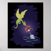 Poster Better Together - Narwhal et Dragon (Devant)