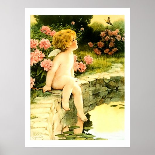 Poster BETTERFLY Bessie Pease Gutmann Art (Devant)