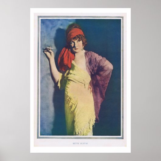 Poster Betty Blythe 1918 (Devant)