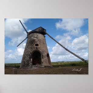 Poster Bettys Hope dans Antigua Canvas Imprimer