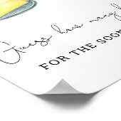 Poster Beurre Combien de baisers jeu de douche nuptiale (Coin)