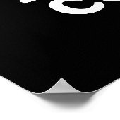 Poster Beurre Cookie Funny Food Pun Dark BG (Coin)