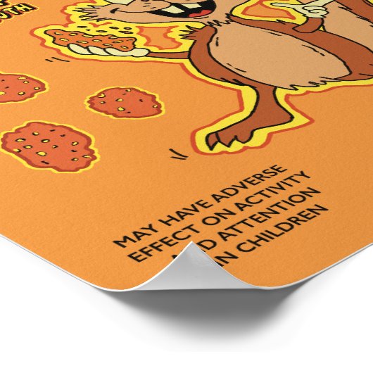 Poster Beurre d'arachide papillons (Coin)