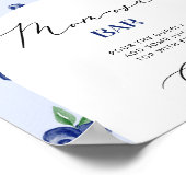 Poster Beurre de bleuet doux Maman-osa bar (Coin)