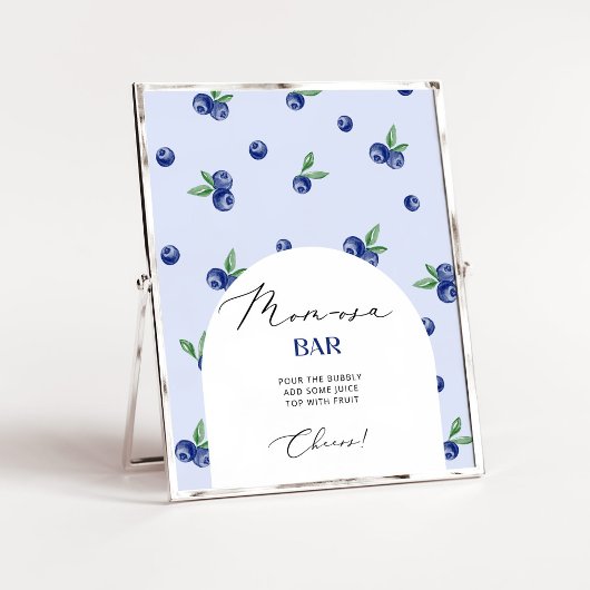 Poster Beurre de bleuet doux Maman-osa bar