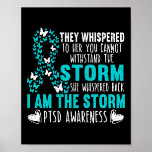 Poster Beurre de sensibilisation Ptsd Stress post-traumat
